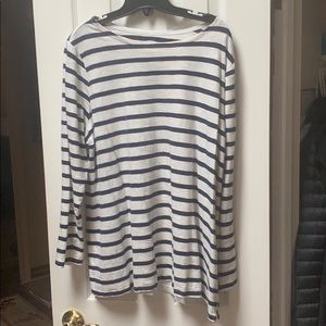 Old navy 2x blue striped shirt